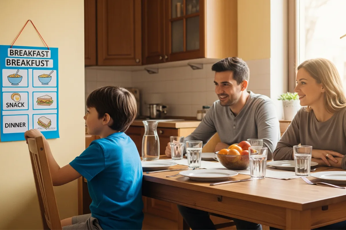 Cómo crear rutinas de alimentación sin estrés en casa