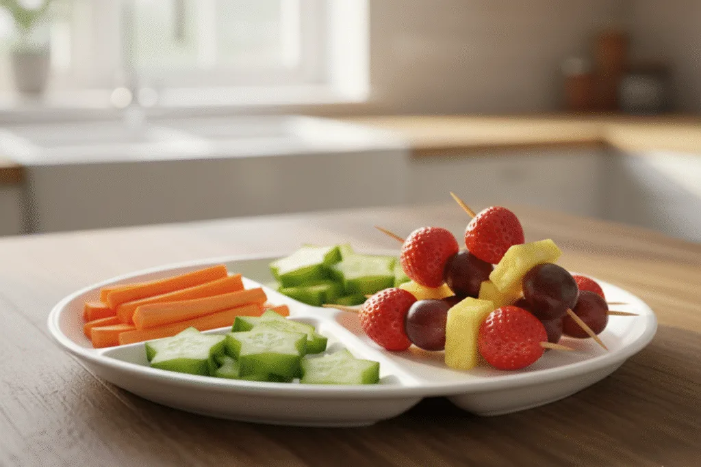 Como presentar los alimentos para que los ninos quieram probarlos