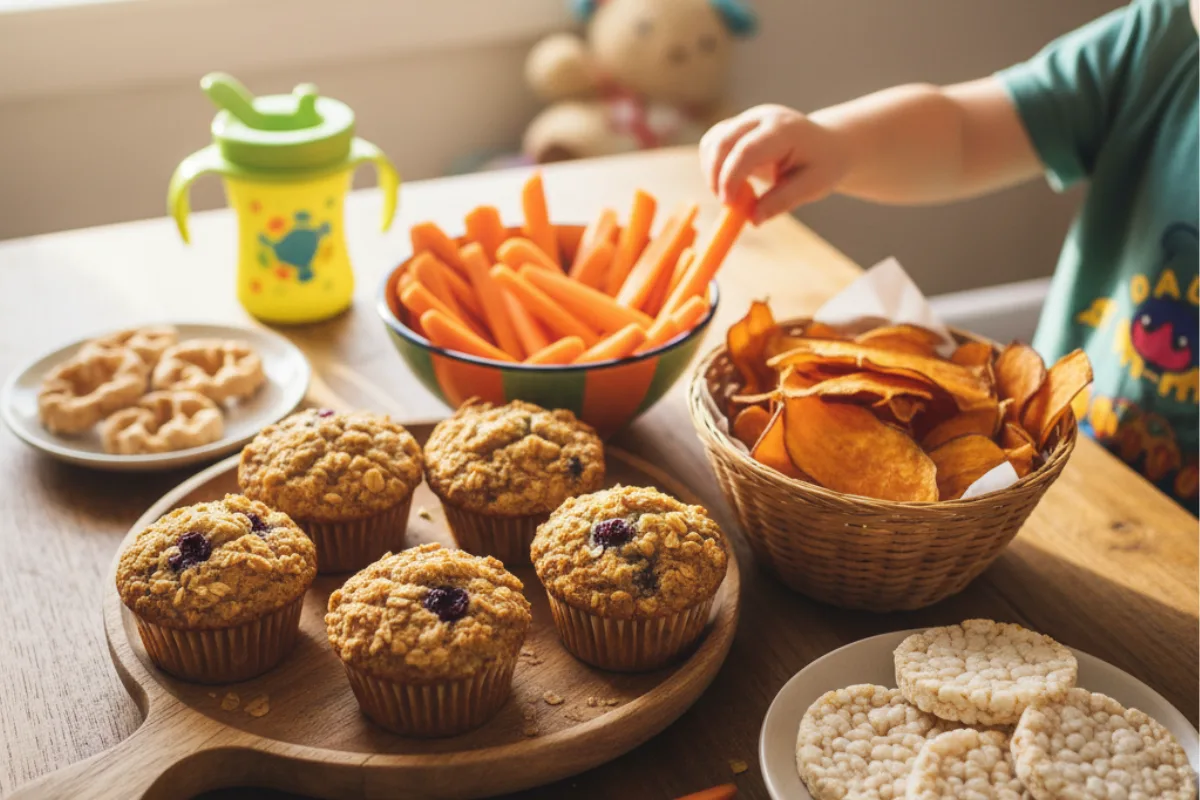 Snacks nutritivos y atractivos para niños autistas
