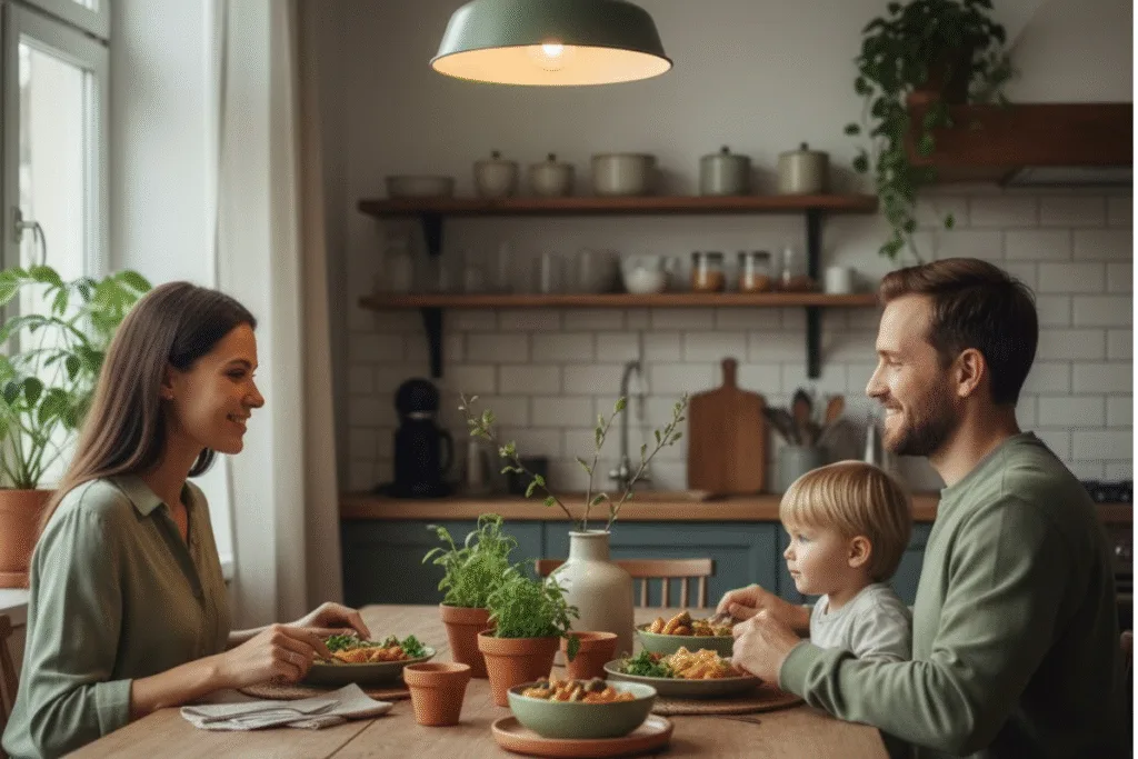 Cómo crear un ambiente visual tranquilo durante las comidas