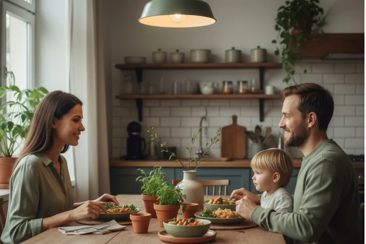 Cómo crear un ambiente visual tranquilo durante las comidas
