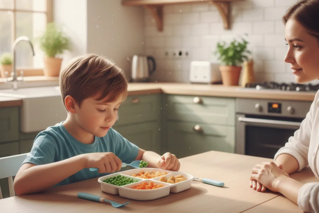Cómo fomentar la autonomía alimentaria en niños con sensibilidad sensorial