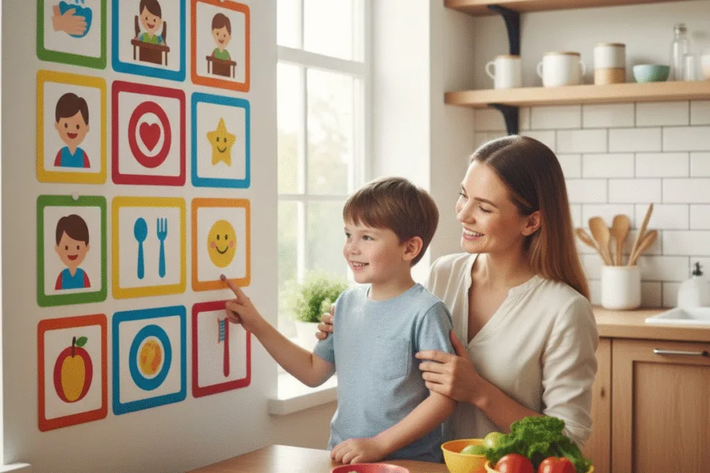 Cómo usar ilustraciones para enseñar hábitos alimentarios