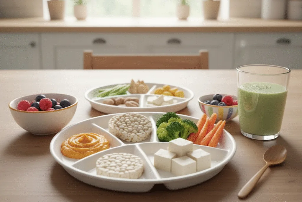 Guía visual de texturas y colores seguros para niños autistas