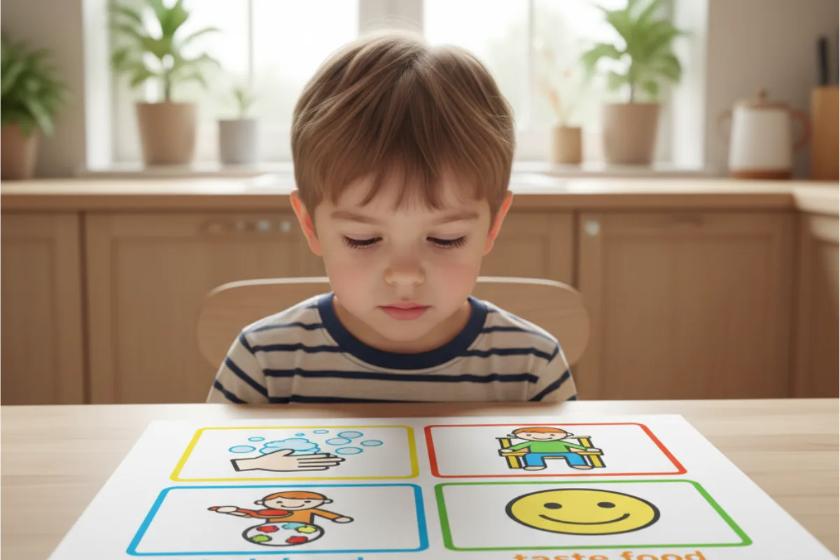 Pictogramas básicos para la hora de comer (recursos visuales descargables)