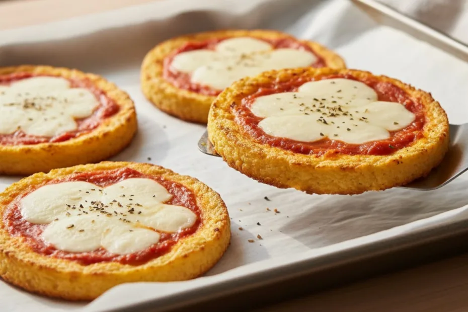 Pizzetas de coliflor para niños: El secreto de la masa firme que nadie sospecha